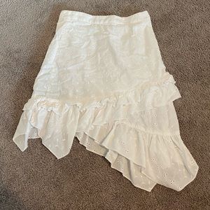 Revolve eyelet highwaisted skirt